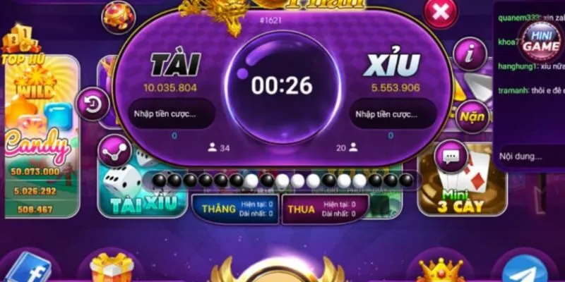Hướng dẫn thao tác thực hiện truy cập game bài