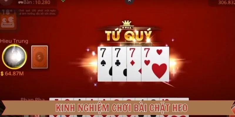 Chia sẻ kinh nghiệm chơi bài chặt heo thắng lớn